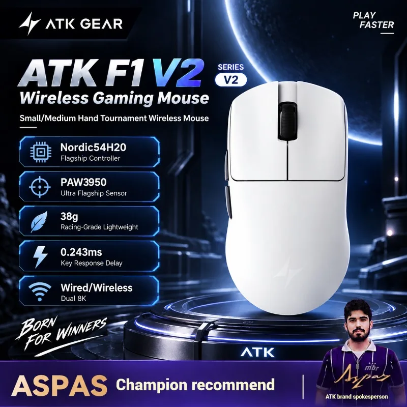 Gaming Console Buttons - ATK F1 V2 Extreme Wireless Gaming
