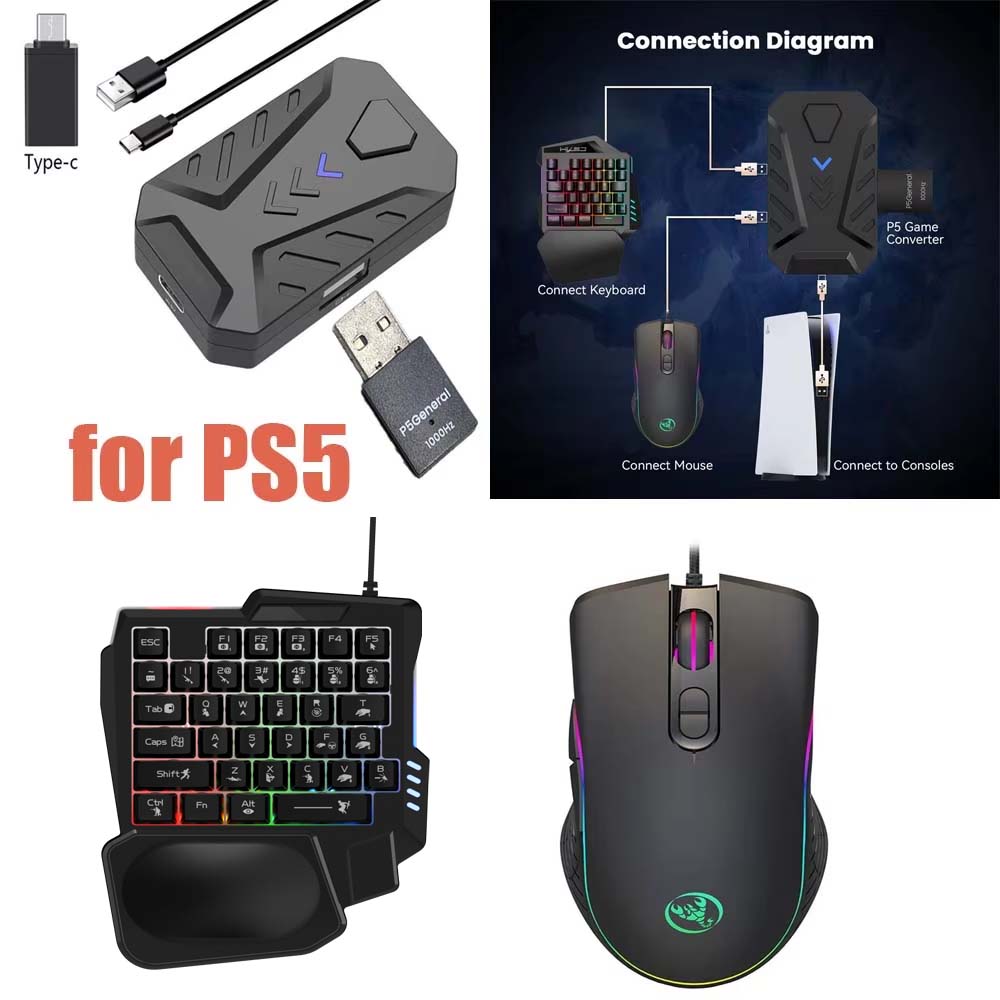 for PS5 Gaming Keyboard Mouse  - Gaming Console Latest ulasan dan harga